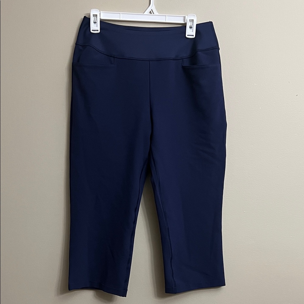 Puma PWRSHAPE Navy Blue Capri Sport Pant Size L